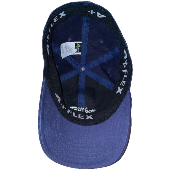 The North Face A-Flex Stretch Fit Hat Navy S/M Unisex Outdoor Cap - Picture 5 of 6